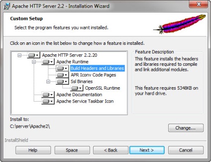 Instalați apache, php, perl, mysql partea 1