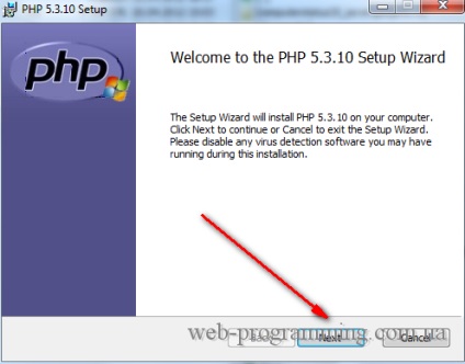 Telepítés és beállítás PHP Windows