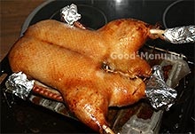Duck cu miere în cuptor - pregătiți pas cu pas de la fotografie