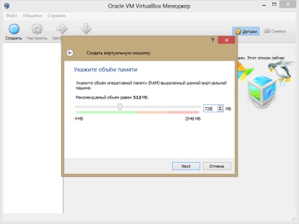 Virtualbox virtuális gép