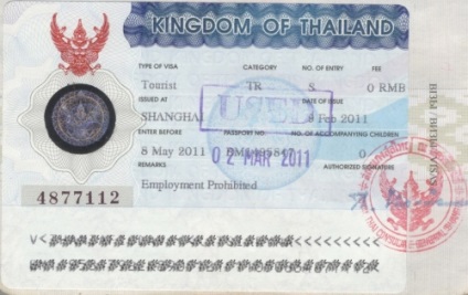 Visa în Thailanda pentru Belarusi, foto