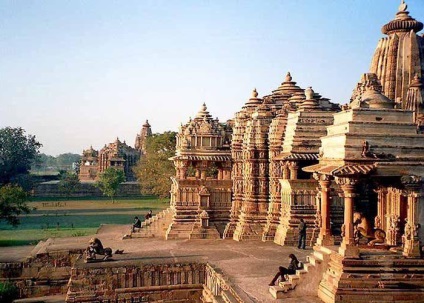 Khajuraho templomok Indiában fotó, történelem, építészeti elemek