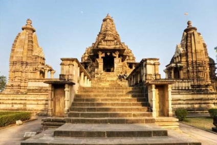 Khajuraho templomok Indiában fotó, történelem, építészeti elemek