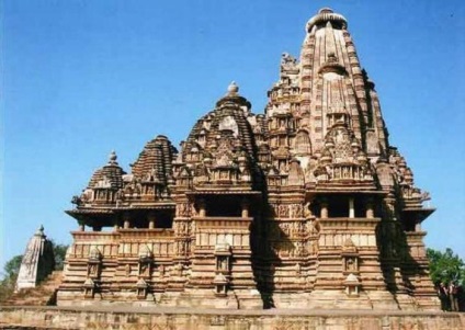 Khajuraho templomok Indiában fotó, történelem, építészeti elemek