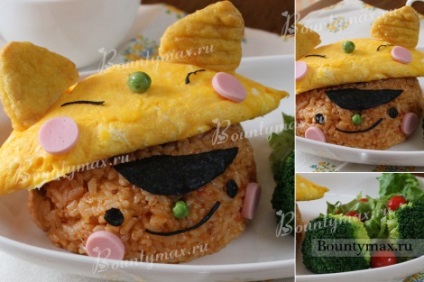 Japán omlett rizzsel omuraysu