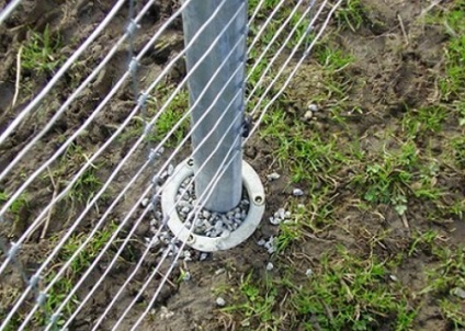 Kerítés csavaros cölöpök, hogyan kell telepíteni a kerítés telepítése cölöpök, szereléstechnika