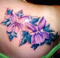 Valoarea unui tatuaj de violet, tri-tatuaj