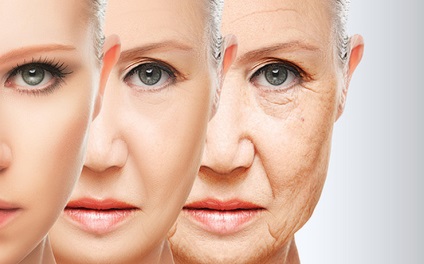 4 Etapele îmbătrânirii pielii la femei