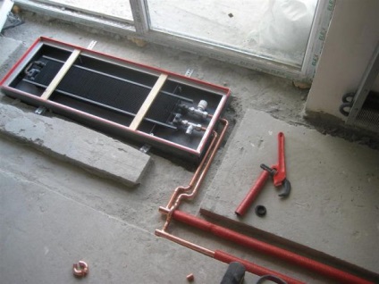 Az akkumulátorok a padló - tervezés, típusú összeszerelés saját kezét