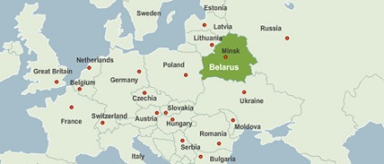 Belarus este inima inimii Europei