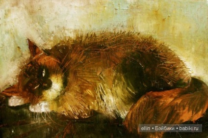 Pisici neegalate ale artistului din Sankt-Petersburg, Galina Chuvilyaeva