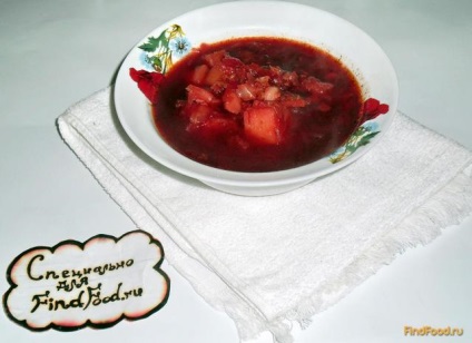 Borsch cu reteta de lamaie cu fotografie