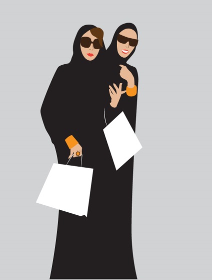 Ceea ce femeile la modă din Dubai se ascund sub abayas lor, buro 24