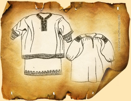 Îmbrăcăminte pentru copii a slavilor vechi