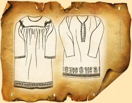 Îmbrăcăminte pentru copii a slavilor vechi