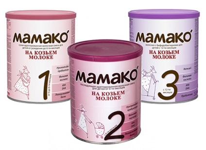 Formula pentru bebeluși pe lapte de capră Nanni, md mil sp, capră, mamako și kabrita