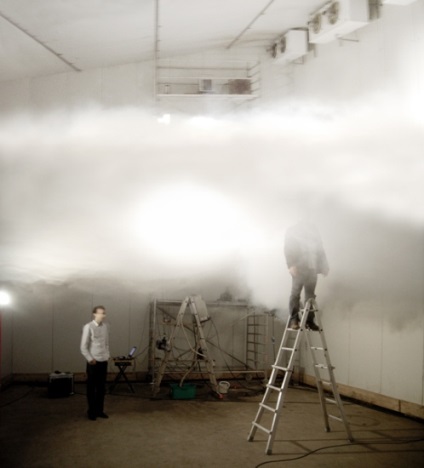 Proiectantul testuo kondo și compania transsolară sunt creatorii norului din cameră