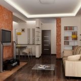 Designul camerei de zi în opțiunile de apartament pentru proiectarea apartamentului orașului (60 fotografii)