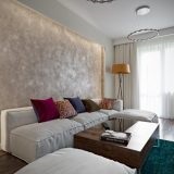 Designul camerei de zi în opțiunile de apartament pentru proiectarea apartamentului orașului (60 fotografii)