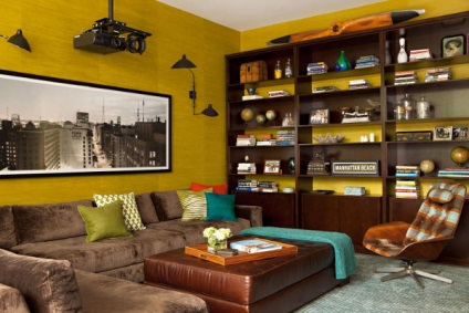 Designul unui living în stil retro - interior interior