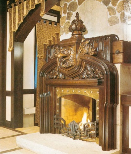 Designul interior al unei case din lemn