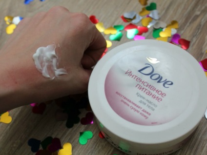 Dove Intensive Cream Food - Recenzii pentru ulei de corp