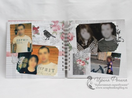 Album foto pentru un cuplu îndrăgostit - scrapbooking creativ