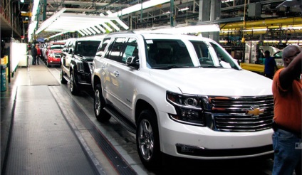 Когато за събиране на Chevrolet Tahoe за Русия и други страни