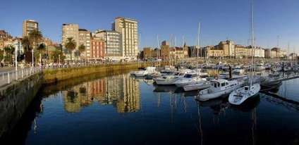 Orașul Gijón, Spania obiective turistice, vreme, recenzii