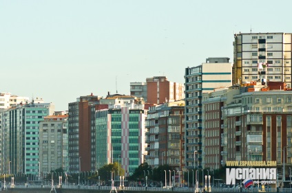 Orașul Gijón este perla Asturias