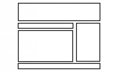 Html - aspectul bloc al site-ului pentru începători cu exemple