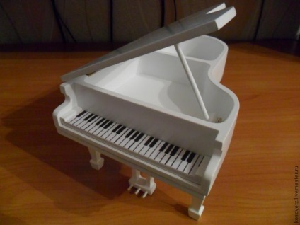 Efectuarea unui sicriu sub forma unui pian mare - târg de maeștri - manual, manual