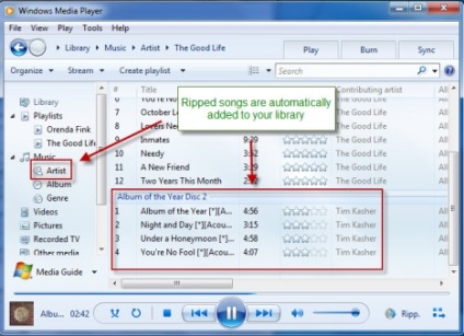 Cum se copiază automat CD-urile audio în Windows Media Player 12