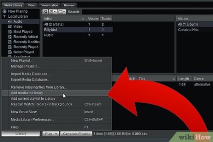Hogyan adjunk fájlokat a winamp média könyvtárat és törölje őket onnan (média) Hogyan adjunk fájlokat a winamp média könyvtárat és törölje őket onnan