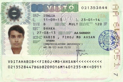 Ce documente sunt necesare pentru o viză în Italia cerințele pentru o fotografie 1