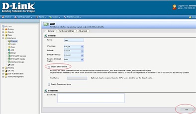 Cum se schimbă adresa IP pe interfața wan a firewall-urilor dfl-210, dfl-260, dfl-800, dfl-860,