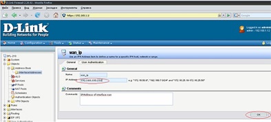 Cum se schimbă adresa IP pe interfața wan a firewall-urilor dfl-210, dfl-260, dfl-800, dfl-860,