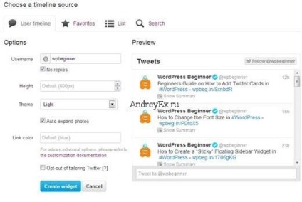 Cum se afișează cele mai recente tweet-uri în wordpress utilizând widget-ul twitter, creând, promovând site-uri