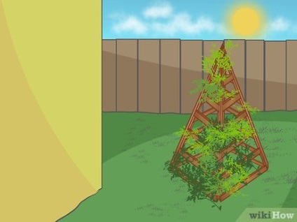 Cum se construiește o grădină din lemn sub forma unei piramide