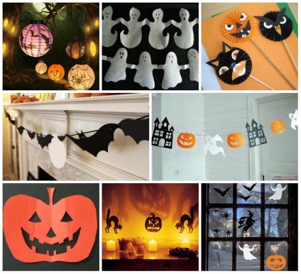 Hogyan lehet díszíteni a házat Halloween a legjobb ötletek
