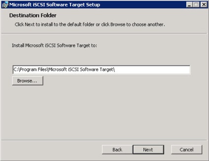 Cum se instalează serverul iscsi în Windows Server 2008 r2, pentru a configura iscsi-storage, configure