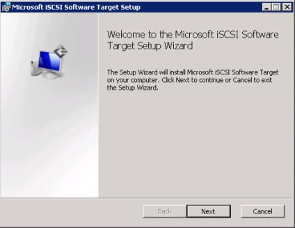 Cum se instalează serverul iscsi în Windows Server 2008 r2, pentru a configura iscsi-storage, configure