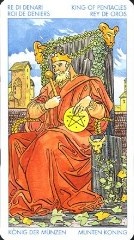 Tarot King of Pentacles, înțeles și interpretare în ghicire, free fortune telling