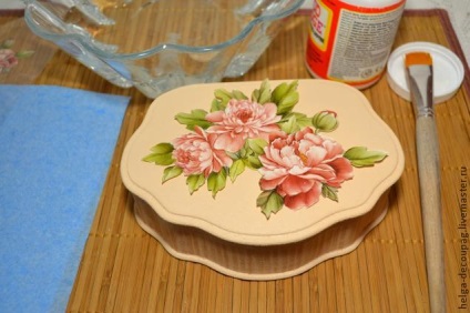Klasszikus decoupage és natirok alkalmazás - valós Masters - kézzel készített, kézzel készített (polírozás) Klasszikus decoupage és natirok alkalmazás - valós Masters - kézzel készített, kézzel készített