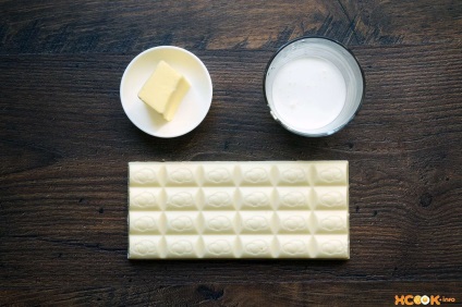 Crema Ganache - o rețetă cu o fotografie, cum se face pentru ciocolată și tort alb