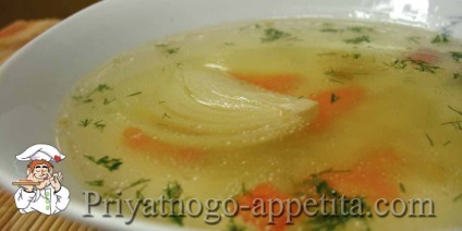 Supa de pui cu sparanghel