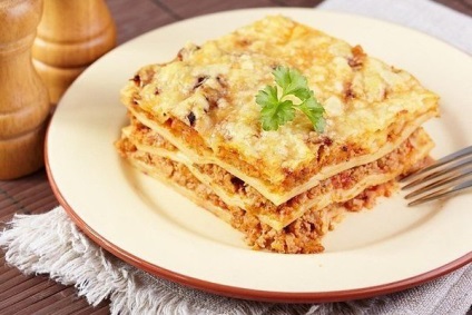 Lazy lasagna - rețete de gătit din pâine pita și paste făinoase