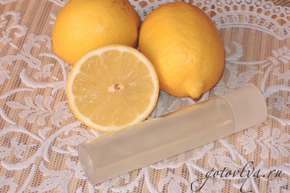 Lemon előnyöket a bőrt