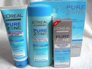 Loreal zona pură pentru tratamentul tratamentului acnee după aplicare