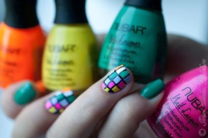 Manichiura Rubik's Cube produse nubar -